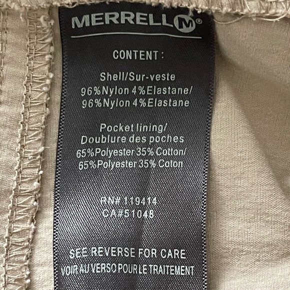 Merrell Women’s Belay Pants in Putty Size 4 - Picture 7 of 9